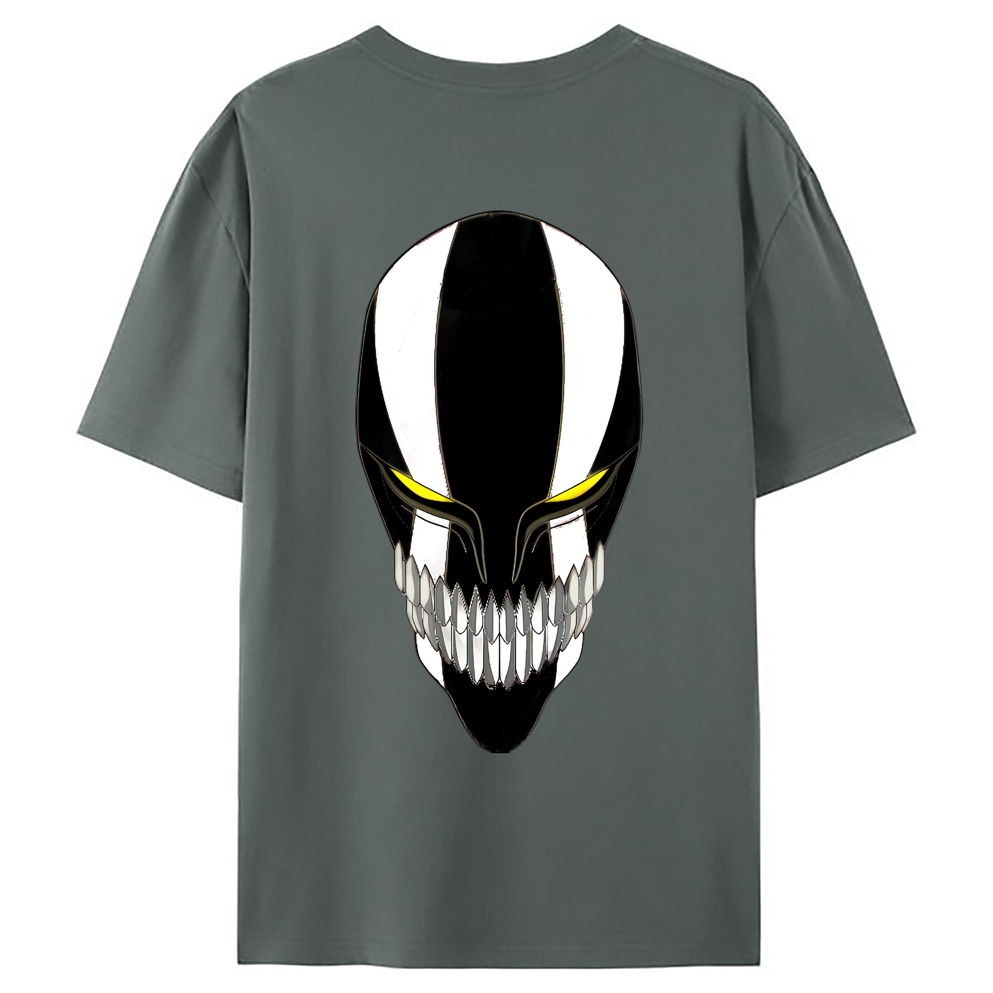 （画像用） ブリーチ 黒崎一護（くろさき いちご）BLEACH Kurosaki Ichigo 綿100％ メンズ半袖Tシャツ（バックプリント） 通気性